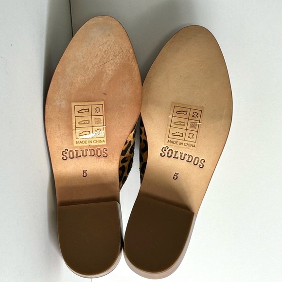 🍂NEW IN BOX Soludos Venetian Leopard Mules. Size: 5 - Picture 8 of 12